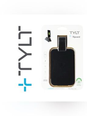 TYLT Flipcard Portable Power Pack External 5,000mAh USB-C Battery Charger, NEW